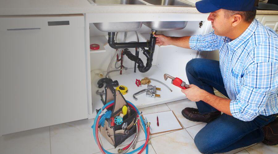 Professional sink repair in Plessis, NY